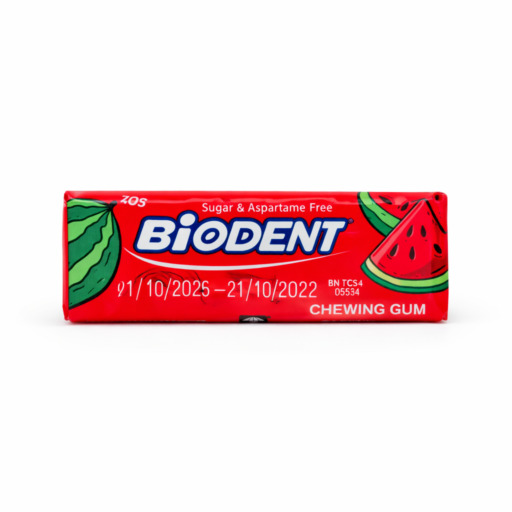 Жевательная резинка BIODENT CHEWING GUM D3 WATERMELON