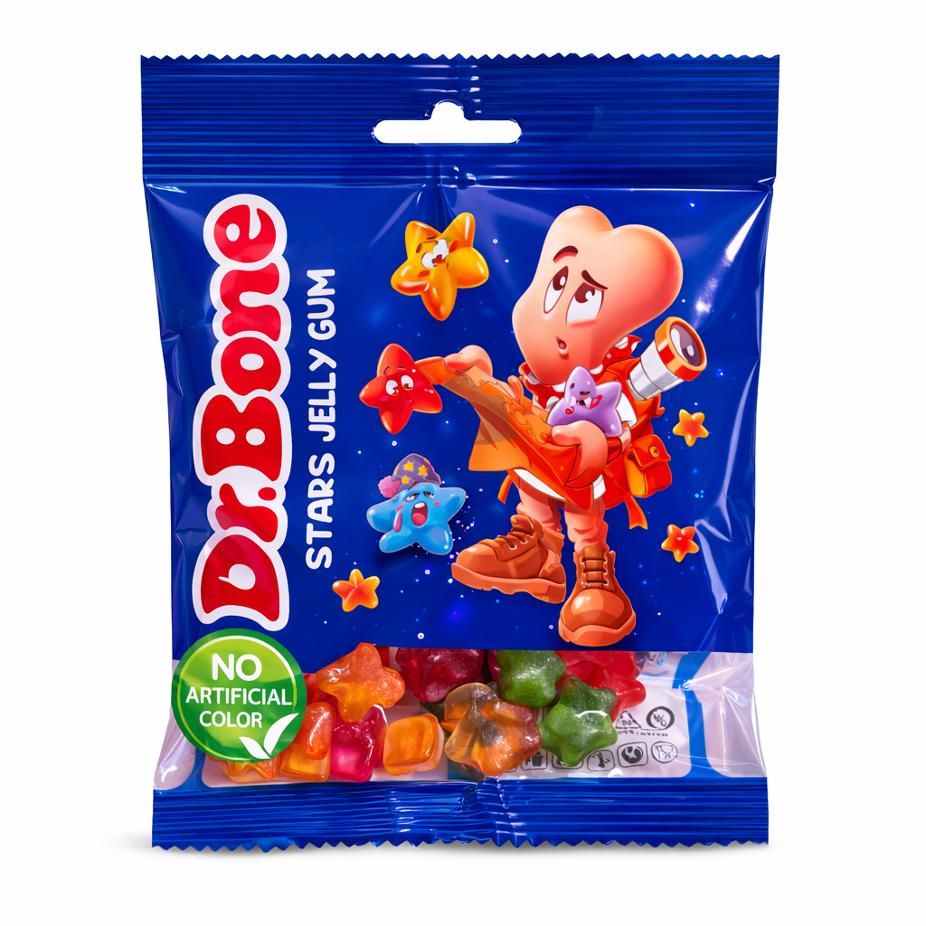 Жевательный мармелад DR.BONE JELLY GUM(80G)STAR