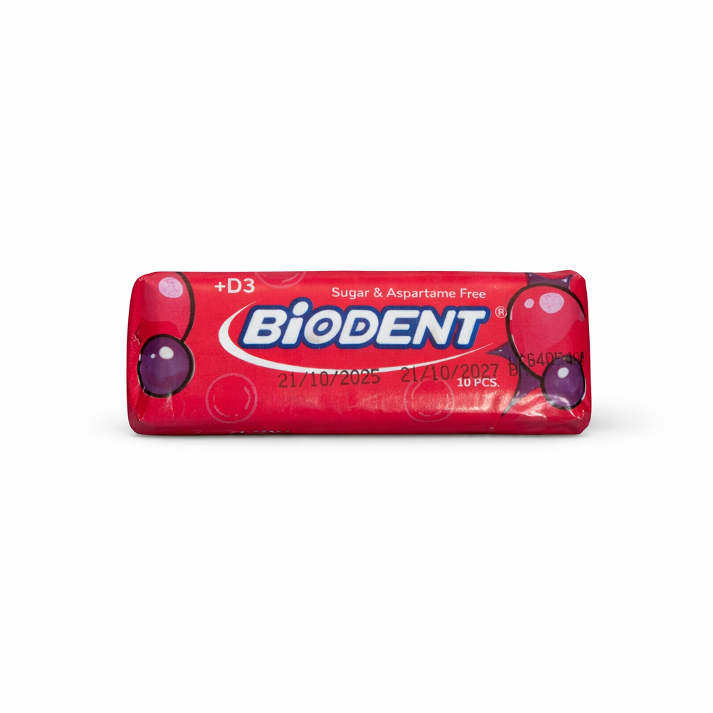 Жевательная резинка BIODENT CHEWING GUM D3 BUBLE MINT