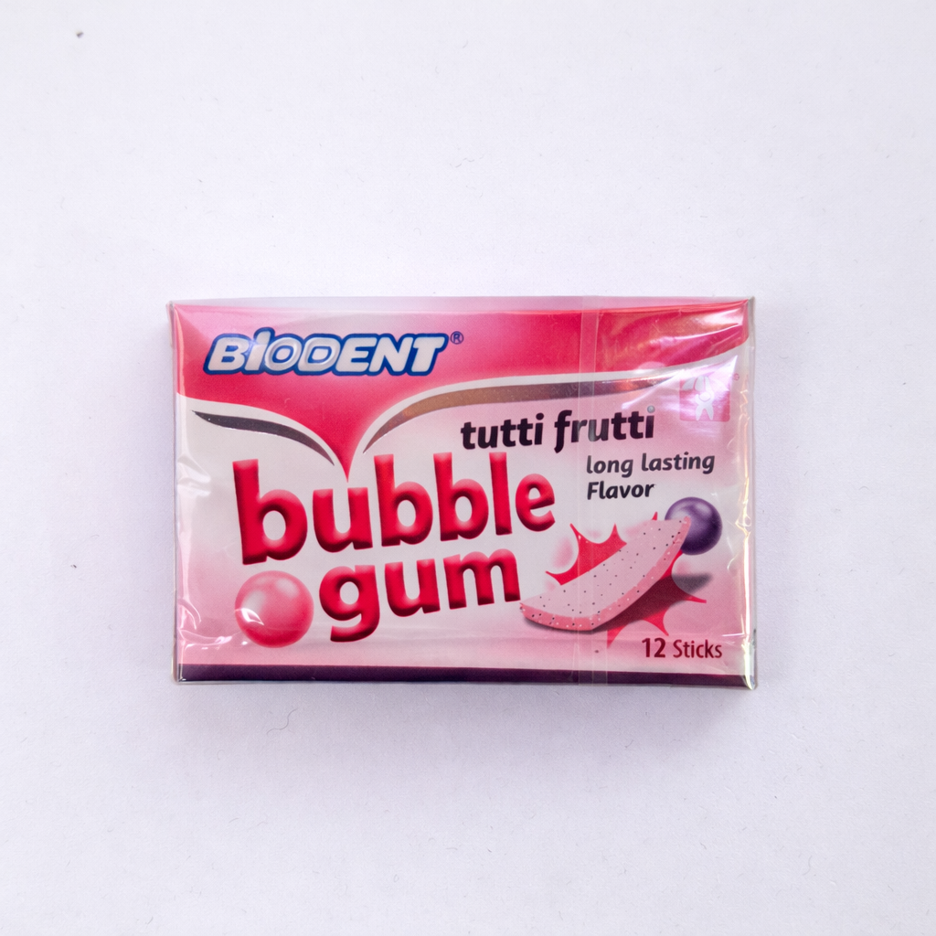 Жевательная резинка BIODENT CHEWING GUM (12xMINI STICK) TUTTI FRUITY