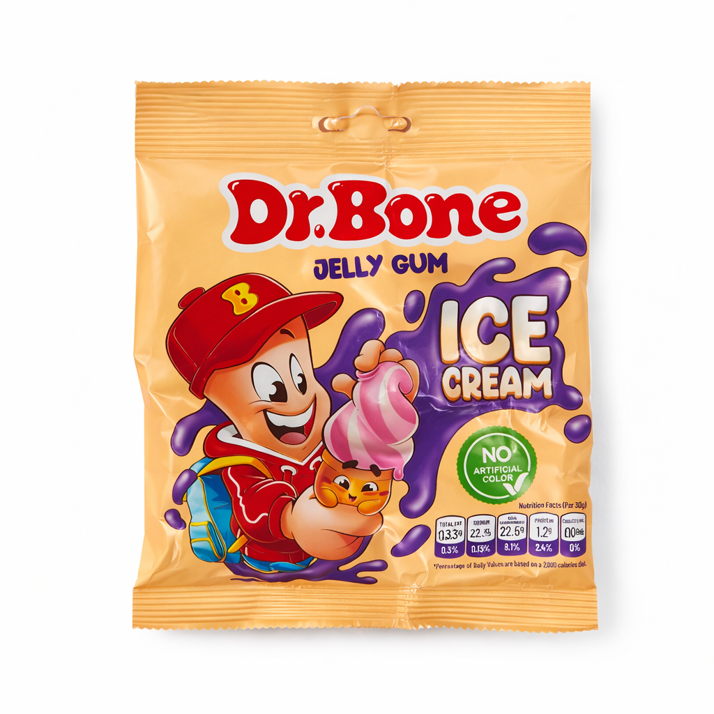 Жевательный мармелад DR.BONE JELLY GUM(85G)ICE CREAM