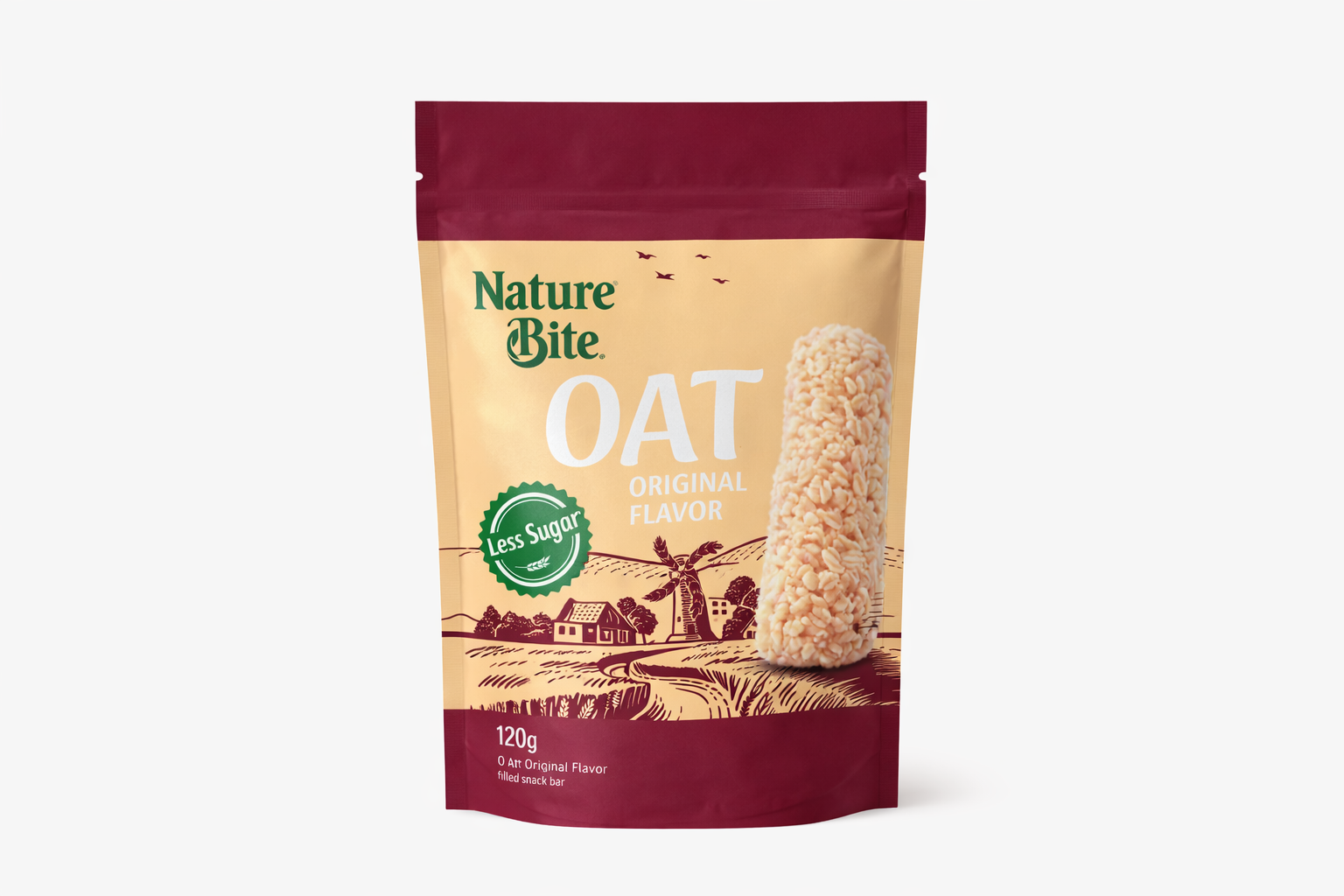 Oвсяные батончики С КАКАО/NATURE BITE OAT CHOCO(120GR)ORIGINAL